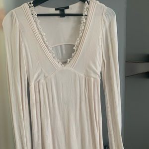 Forever 21 open back dress with lace